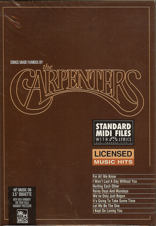 Tune 1000 Songs Made Famous by The Carpenters 3.5 Floppy Disk